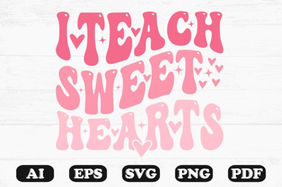 I Teach Sweethearts Retro Wavy SVG Review: A Nostalgic Design for Real Projects