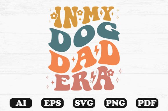In My Dog Dad Era Retro Wavy Svg T-shirt Review