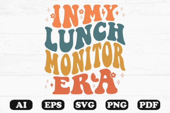 In My Lunch Monitor Era Retro Wavy T-shirt Design Review