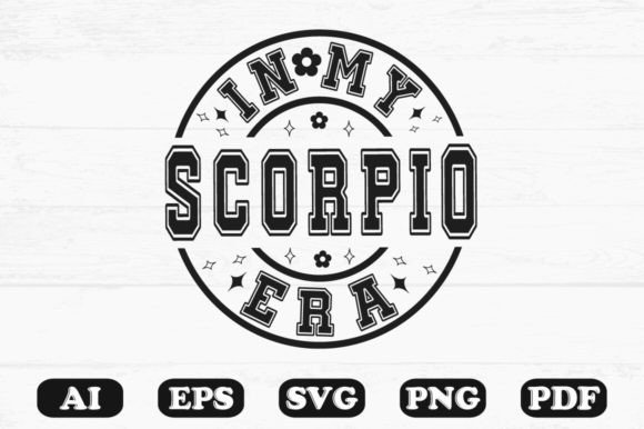 In My Scorpio Era Svg T-shirt Design