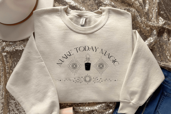 Make Today Magic Svg for Real Embroidery Projects