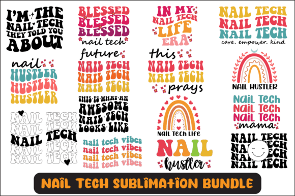 Nail Tech Svg Sublimation Design Bundle Review for Real Projects